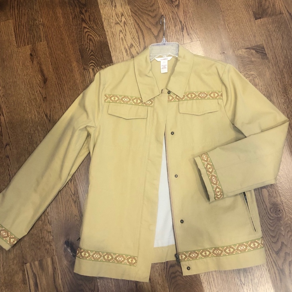 Sundance Zip-front Shirt Jacket size 10